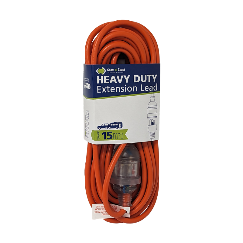 Extension Lead 15amp x 15mtr - Coast To Coast 3 Extension Lead 15amp x 15mtr - Coast To Coast