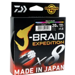 Braid J-Braid Expedition X8 0.6 8lb 150m Orange Daiwa
