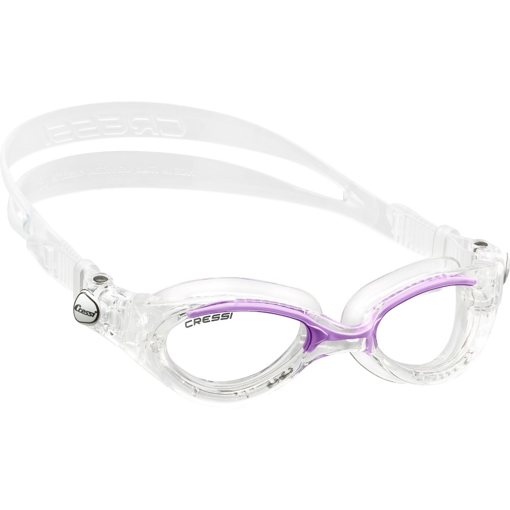 Goggles FlashLady Clear/Lilac - Cressi 3 Goggles FlashLady Clear/Lilac - Cressi