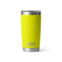 Yeti Rambler 20oz Tumbler MS Firefly Yellow